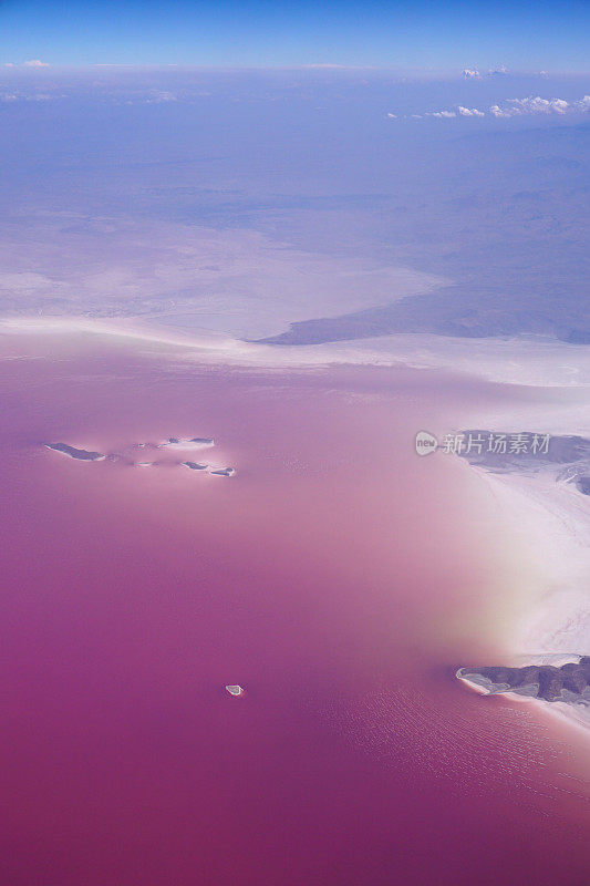 湖Urmia,伊朗