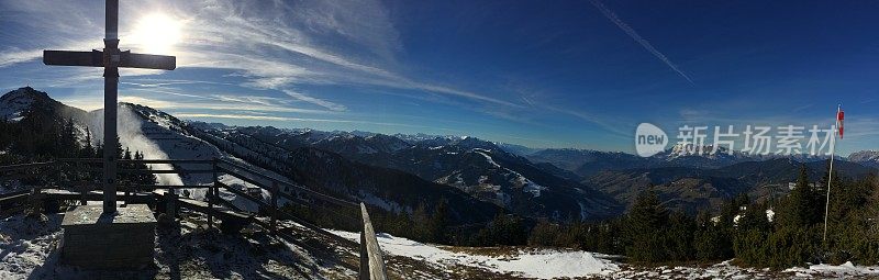 奥地利的阿尔卑斯山