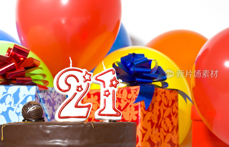 21岁生日蛋糕