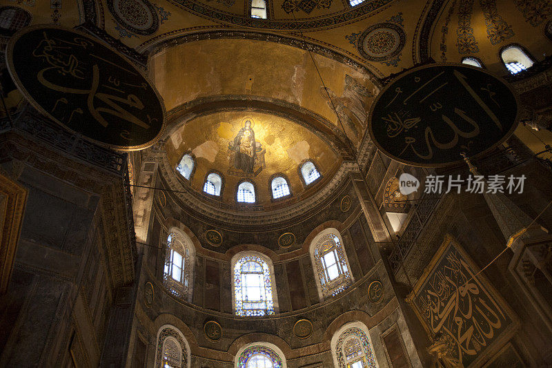 土耳其伊斯坦布尔的圣索菲亚大教堂