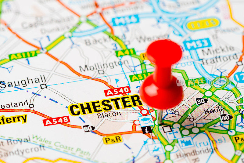 英国首都城市地图系列:切斯特