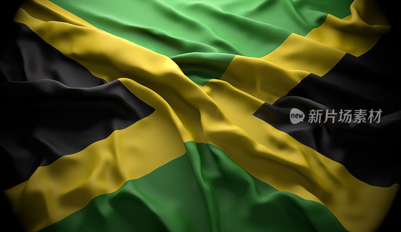 牙买加，金斯敦国家官方国旗