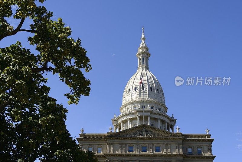 密歇根州兰辛市国会大厦的圆顶