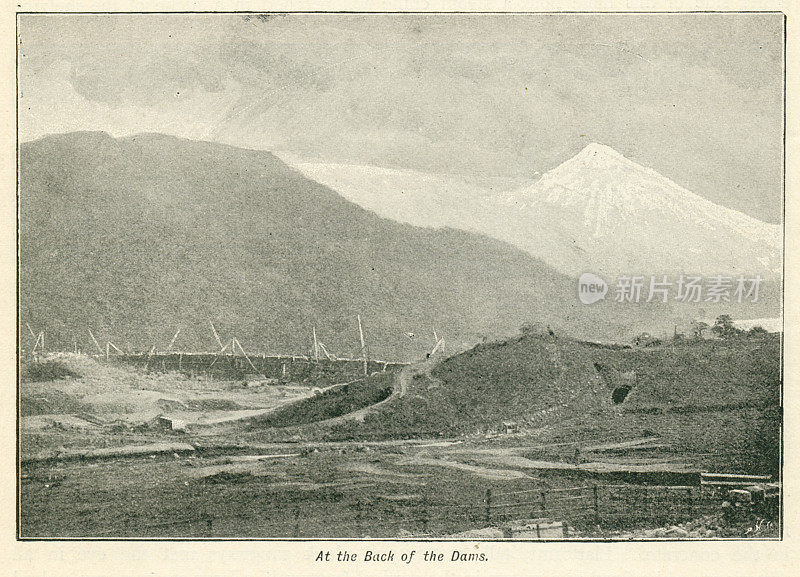 大坝后面的瑟尔米尔1894年