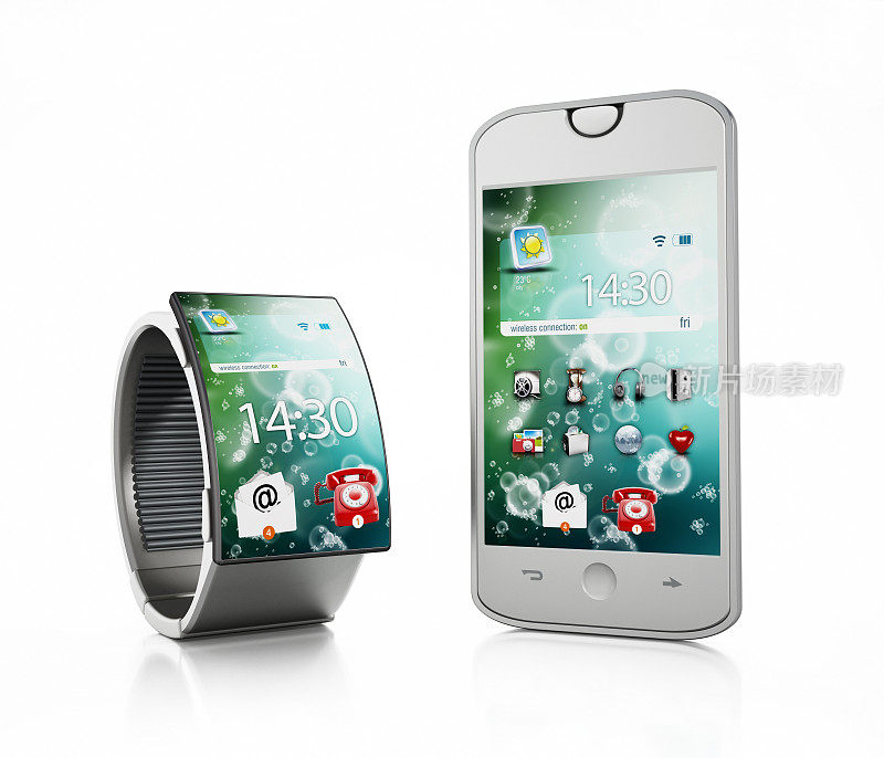 智能手机和smartwatch