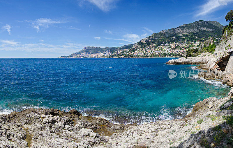 从Roquebrune-Cap-Martin看摩纳哥