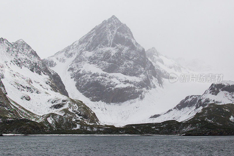 南乔治亚州东海岸海岸的原始景色