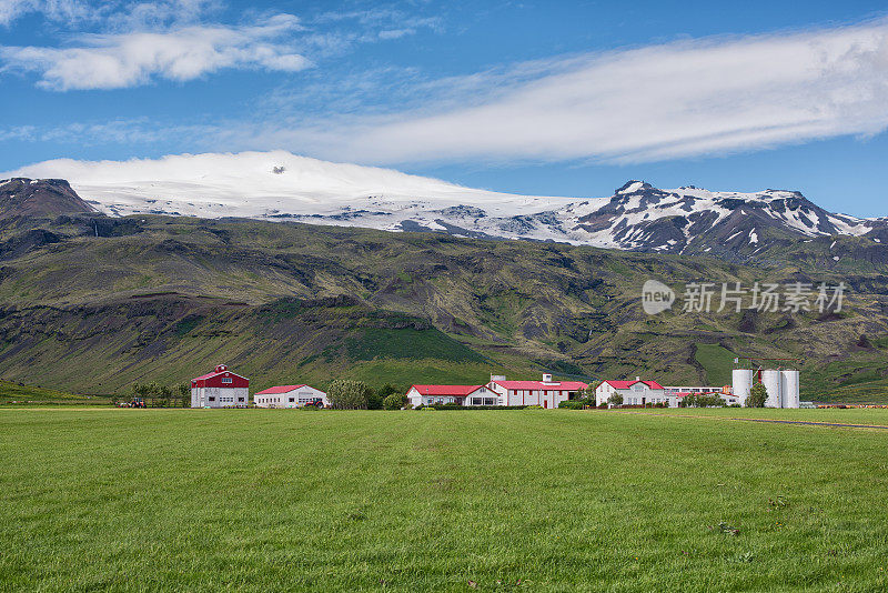 冰岛景观,埃亚菲亚德拉火山