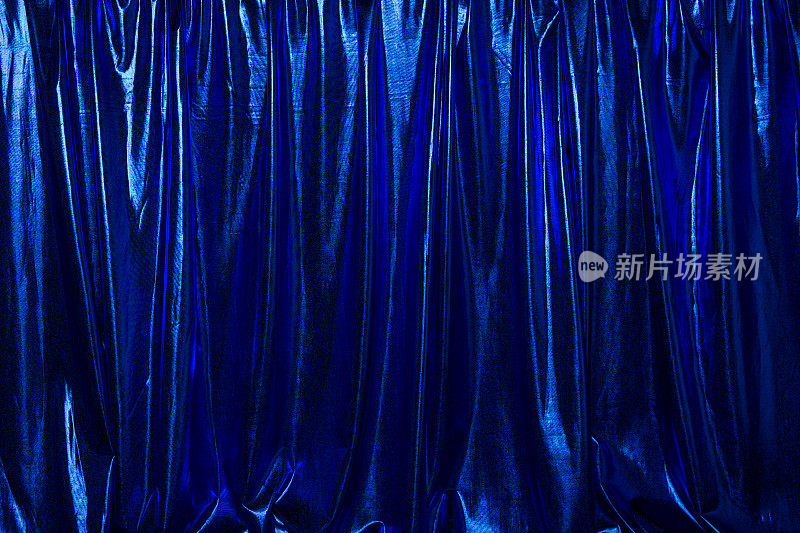 蓝色窗帘，靛蓝窗帘