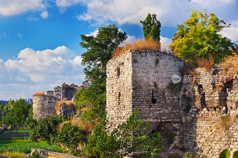 土耳其伊斯坦布尔的古老堡垒