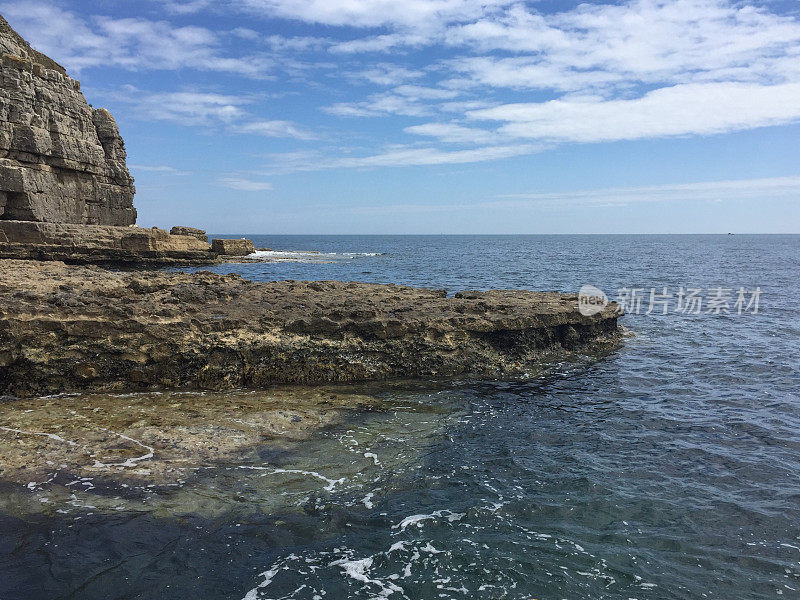 多塞特郡的海岸线