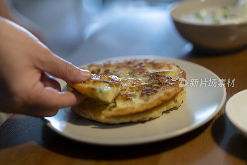 自制炸土豆煎饼