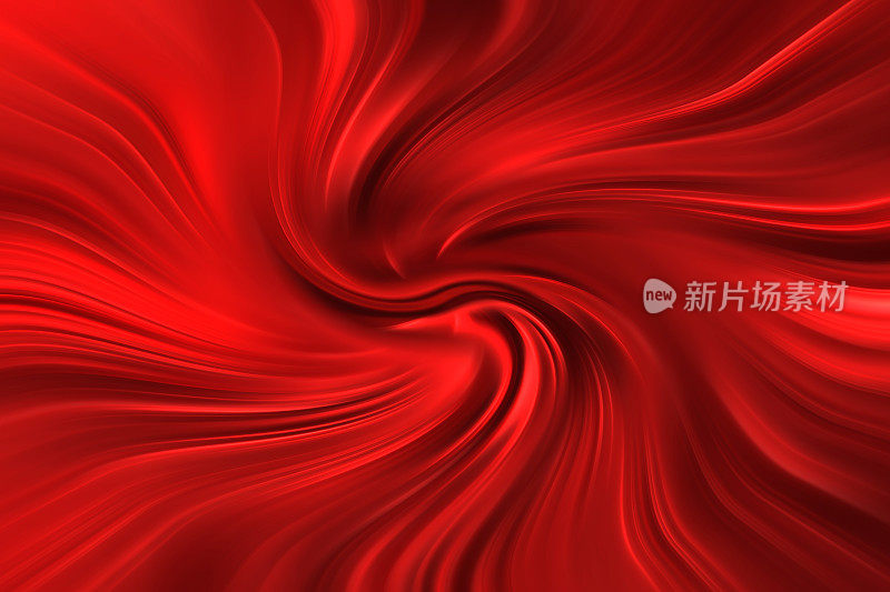 抽象的红色背景。螺旋形的漩涡纹理。当代艺术。