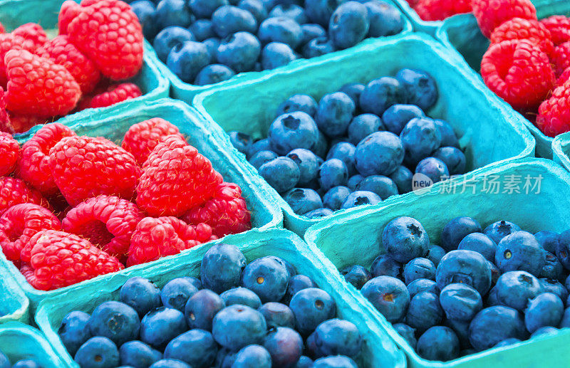 树莓和蓝莓