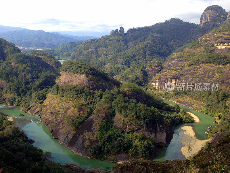 武夷山冬天的美景，中国