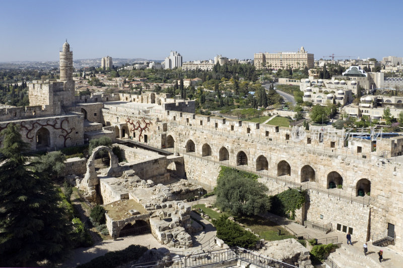 耶路撒冷城市视图