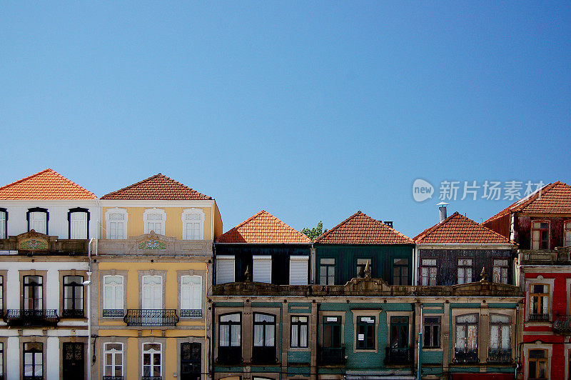 来自葡萄牙波尔图的典型房屋