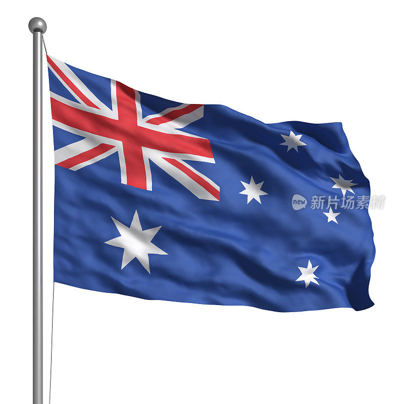 澳大利亚国旗(孤立)