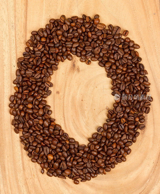 字母O，数字0，来自咖啡豆的字母