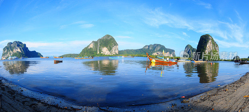 泰国美丽的海滩和热带海洋