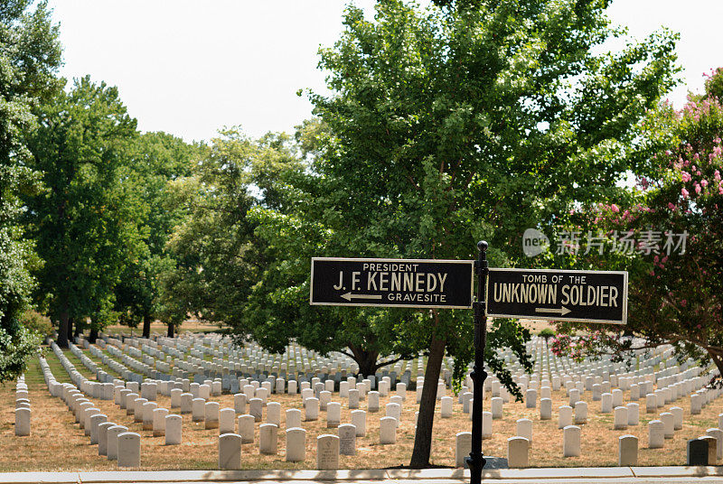 阿灵顿国家公墓的无名士兵标识