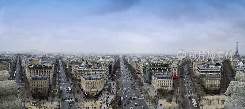 巴黎地标全景