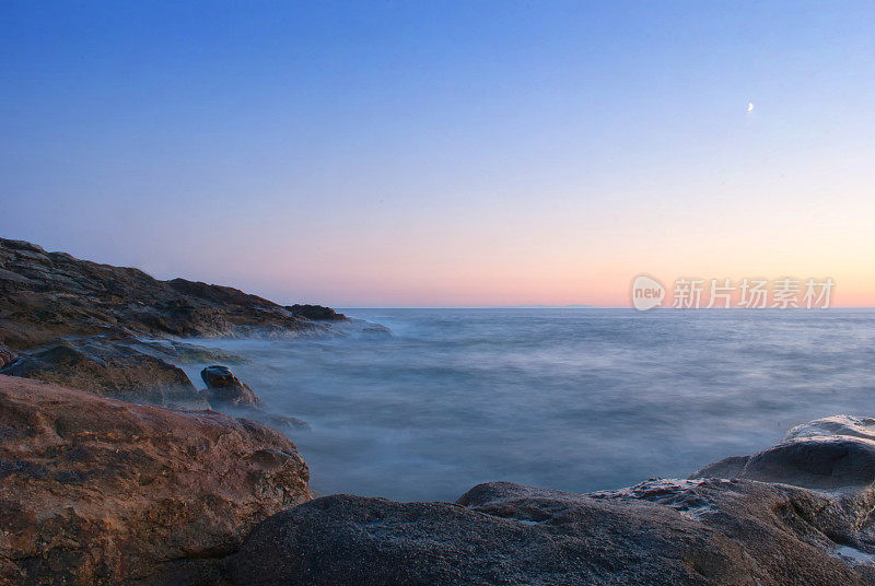 海上日落