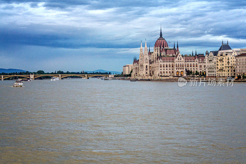 布达佩斯多瑙河全景