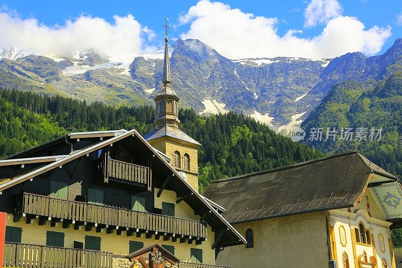 污染-蒙特乔伊阿尔卑斯村，勃朗峰阿尔卑斯