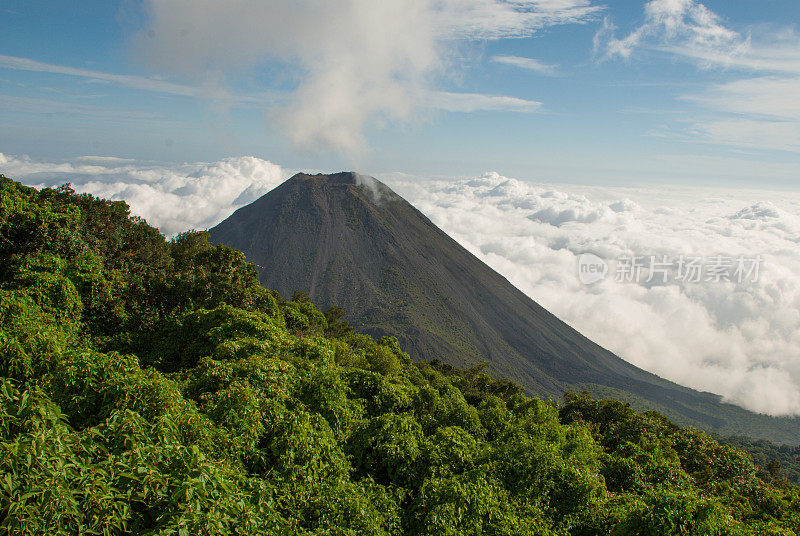 Izalco火山塞罗佛得角国家公园，中美洲萨尔瓦多