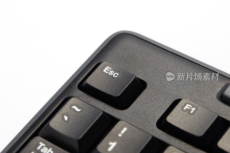 键盘的一部分带有esc键
