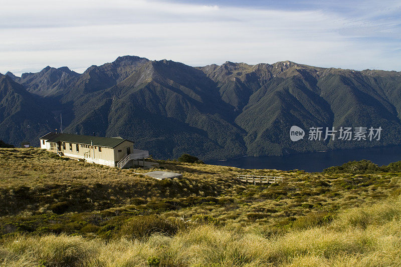 新西兰的山间小屋