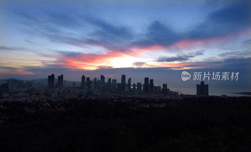 中国青岛的城市风景