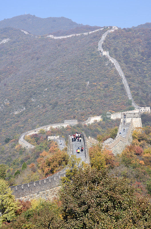 中国长城在慕田峪