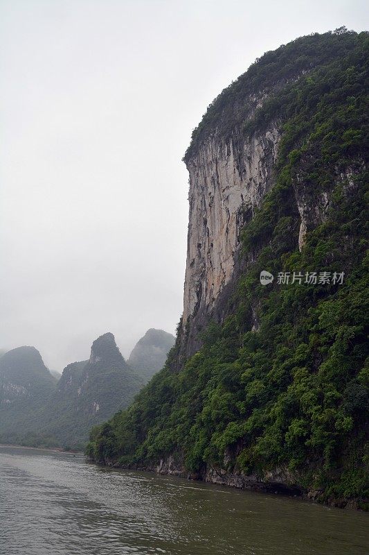 中国广西地区的漓江喀斯特风光