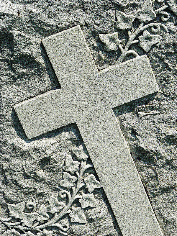 墓地-墓碑十字架