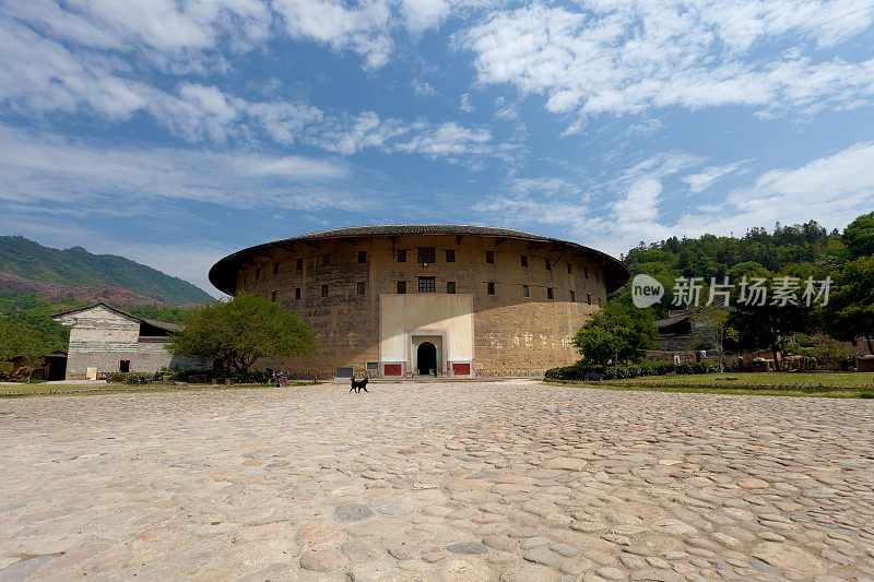 中国福建省的客家土楼