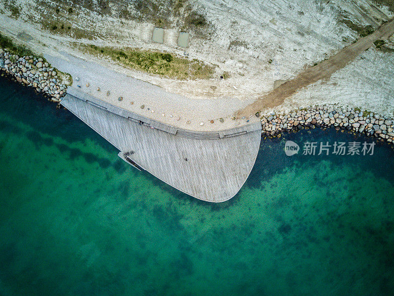 从上面的海洋