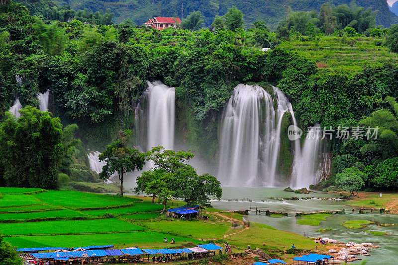 越南Banyue瀑布