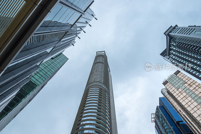 香港的摩天大楼。