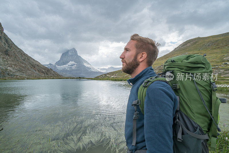 在瑞士徒步旅行，大自然的清新