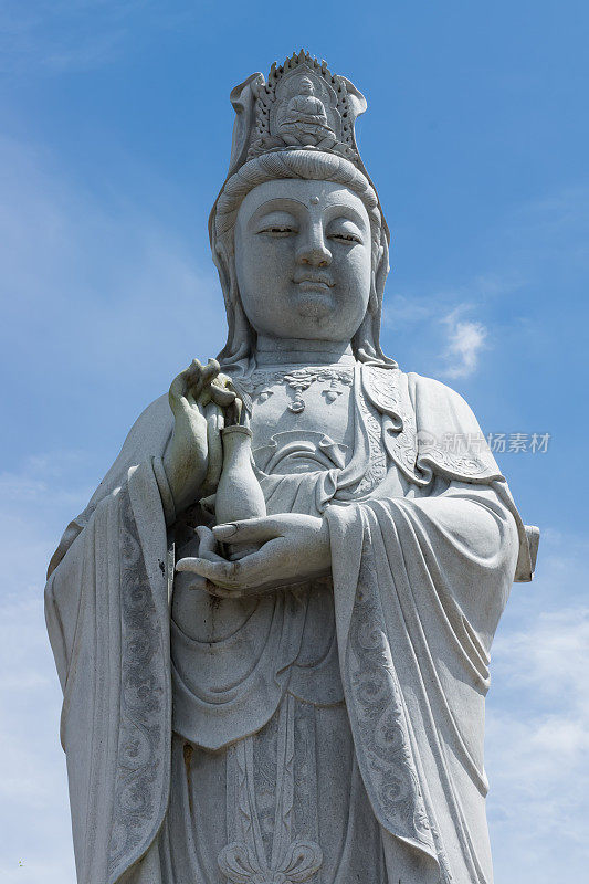 中国的天神雕像。