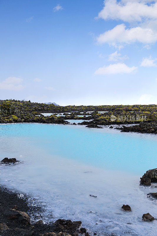 冰岛的蓝泻湖