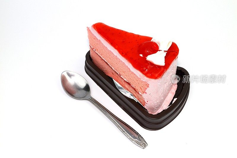 甜樱桃草莓蛋糕