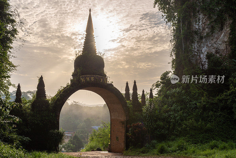 泰国南部美丽的寺庙