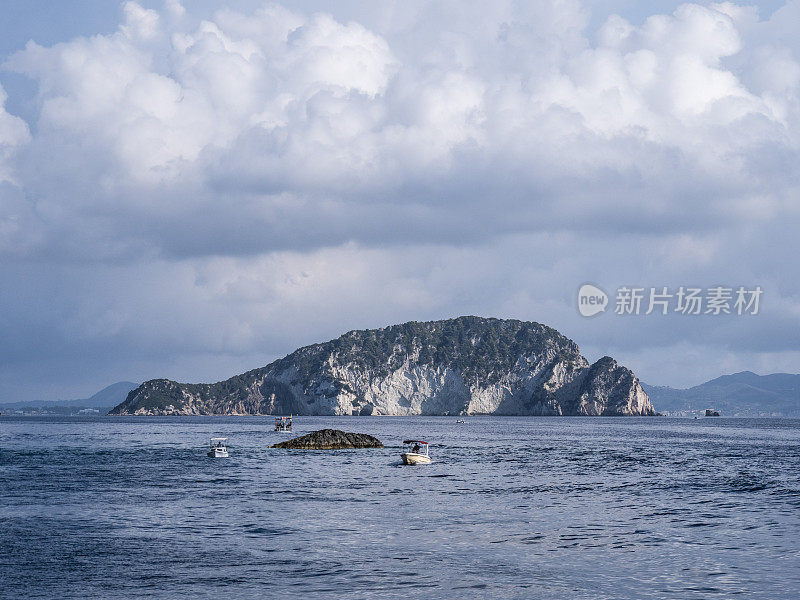 来自大海的海龟岛景观