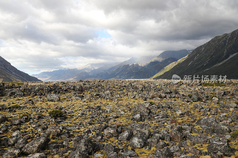 新西兰的库克山国家公园