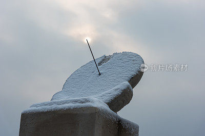 北京紫禁城在雪中