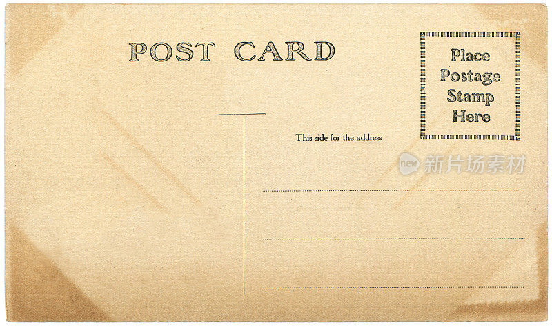 古董明信片寄自因弗雷，英国在1900年代早期，一个非常好的背景，任何使用的历史明信片通信。