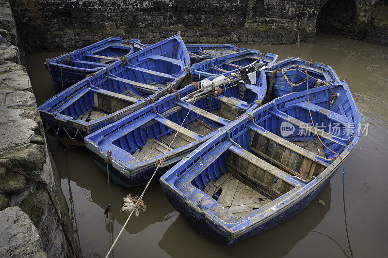 摩洛哥Essaouira的渔船